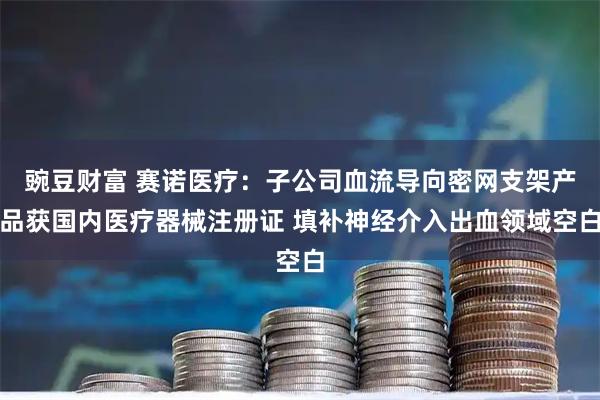 豌豆财富 赛诺医疗：子公司血流导向密网支架产品获国内医疗器械注册证 填补神经介入出血领域空白