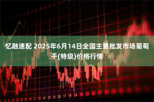 忆融速配 2025年6月14日全国主要批发市场葡萄干(特级)价格行情